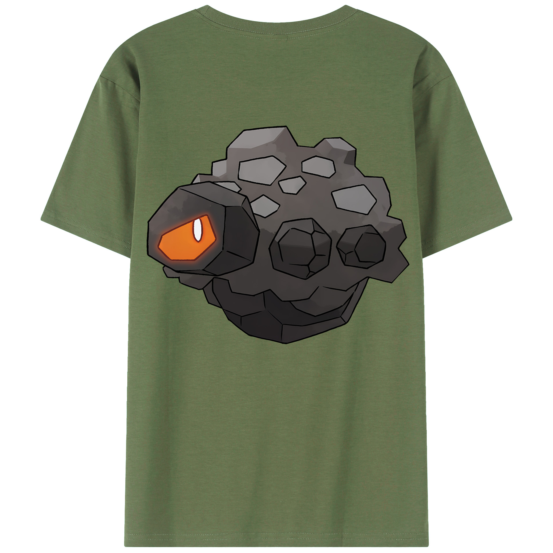（画像用） ポケットモンスター Pokémon 綿100％ メンズ半袖Tシャツ（バックプリント） 通気性